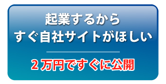 起業するからすぐ自社サイトがほしい