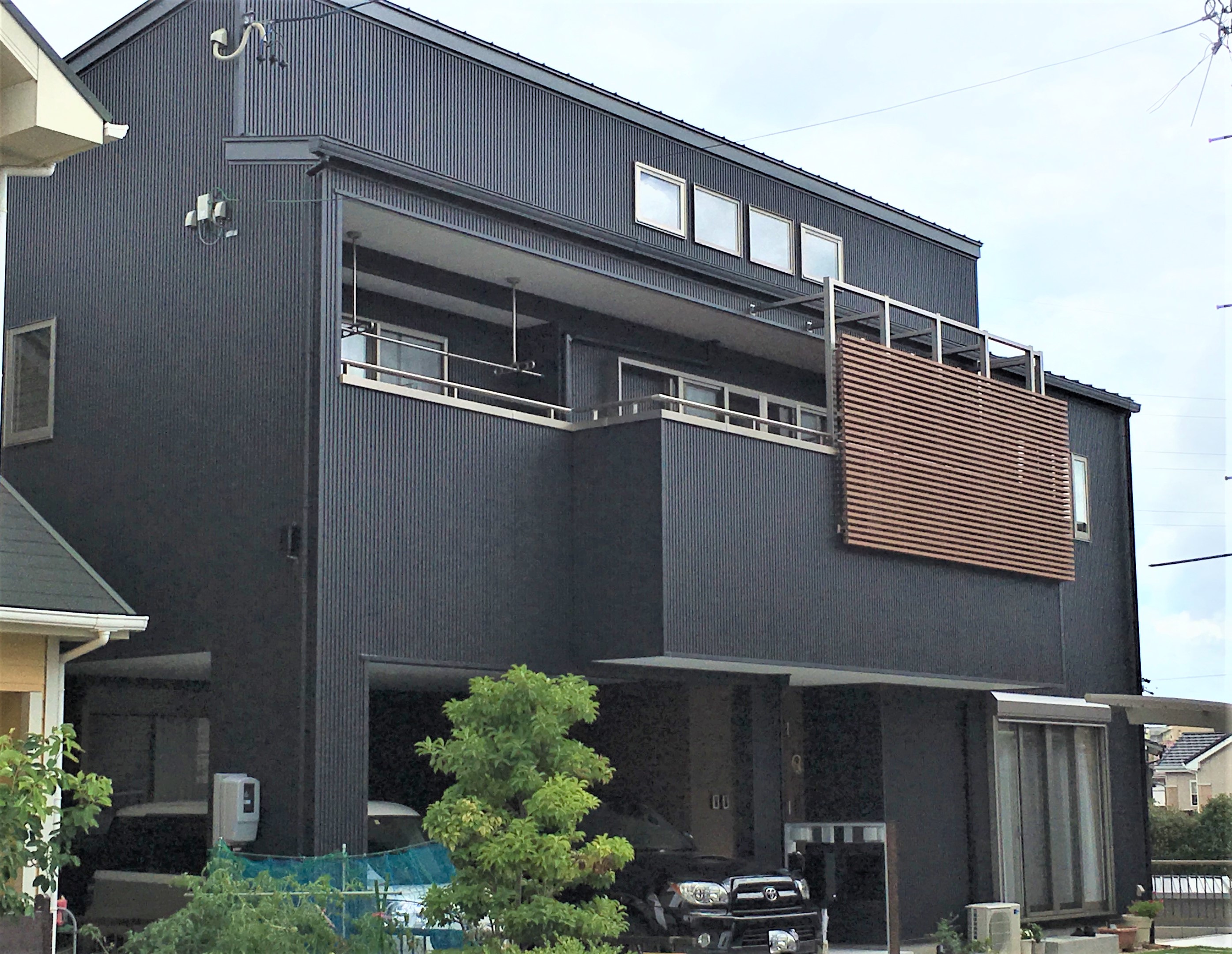 2世帯住宅施工例